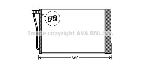 AVA QUALITY COOLING Lauhdutin, ilmastointilaite BW5490D